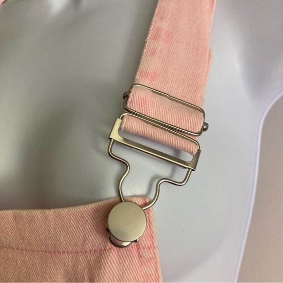 Vici She + Sky Pretty in Pink Denim Overalls, NWOT Sz S - Picture 10 of 16